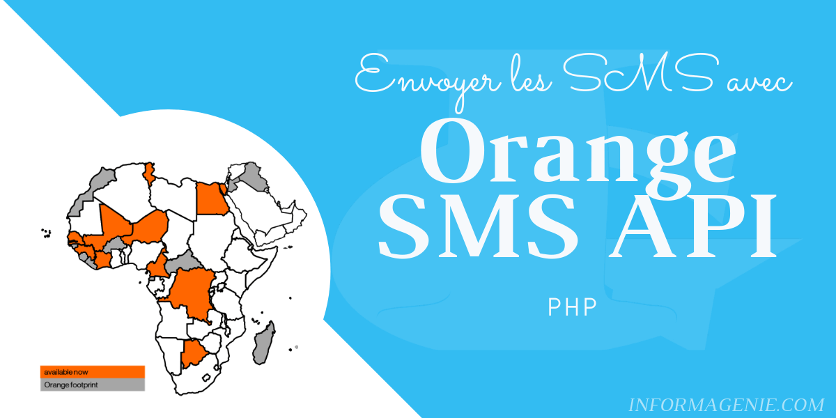 Envoyer sms avec orange sms api